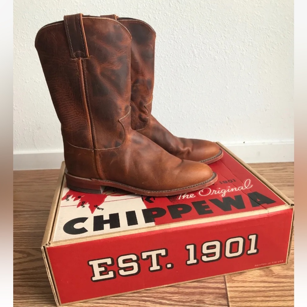 Chippewa 10” Women’s Renegade Roper boots 1901W60  in size 8